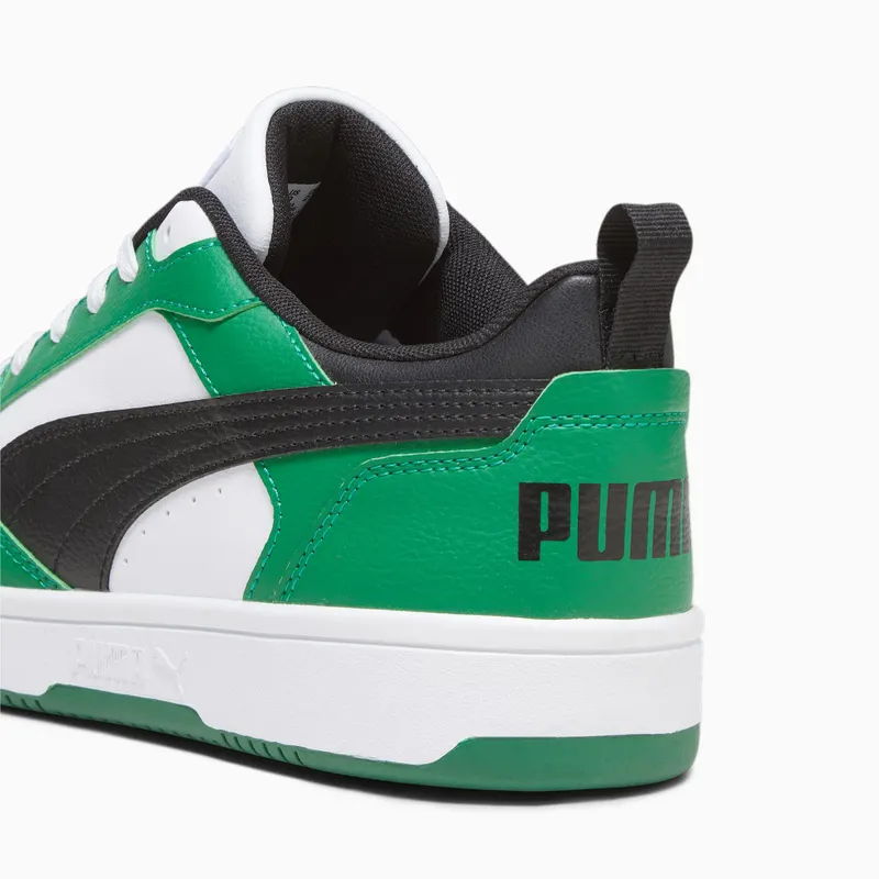 Puma Rebound V6 Laag Wit/Groen/Zwart (392328-06)