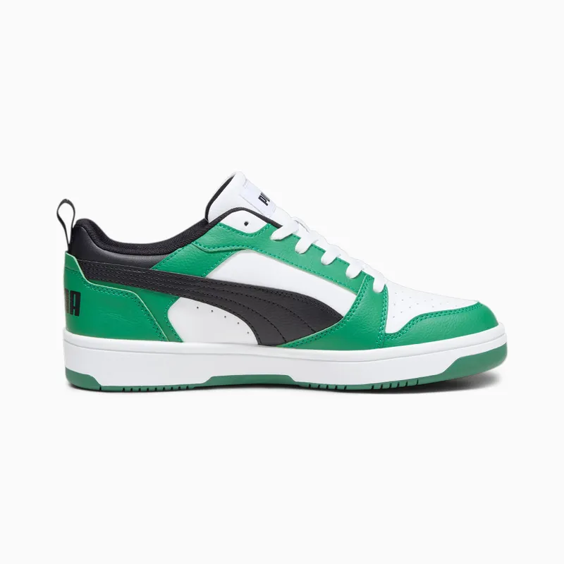 Puma Rebound V6 Laag Wit/Groen/Zwart (392328-06)