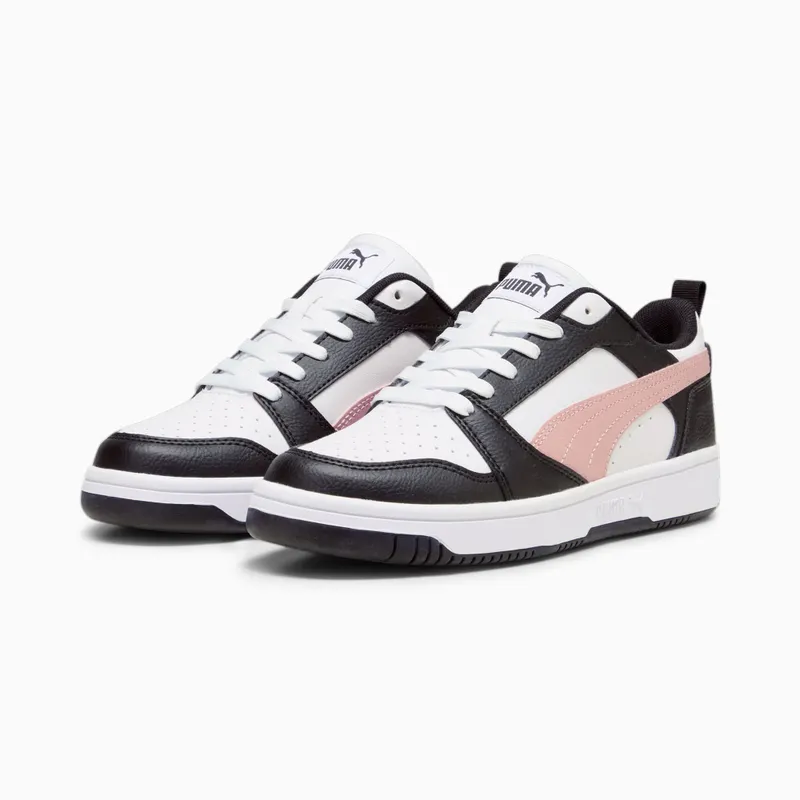 Puma Rebound V6 Laag Wit/Roze/Zwart (392328-11)