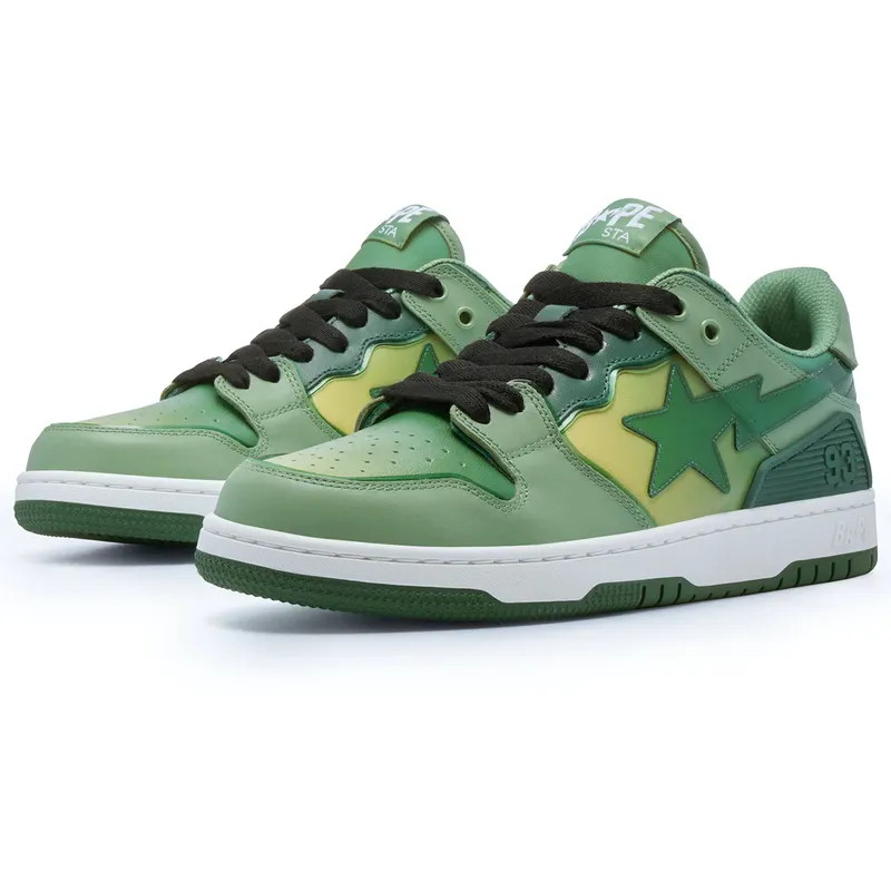 A Bathing Ape Bape SK8 Sta Green Gradation (1I70-291-020/1I70-191-021)