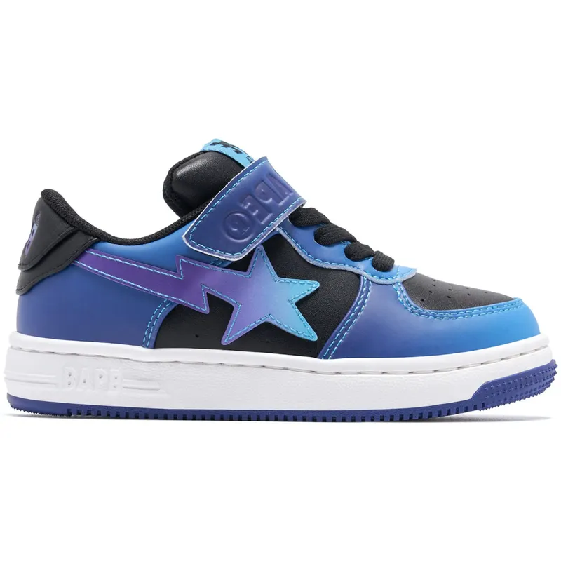 A Bathing Ape Bape Sta Blue Gradation (Kids) (1J20-391-002)