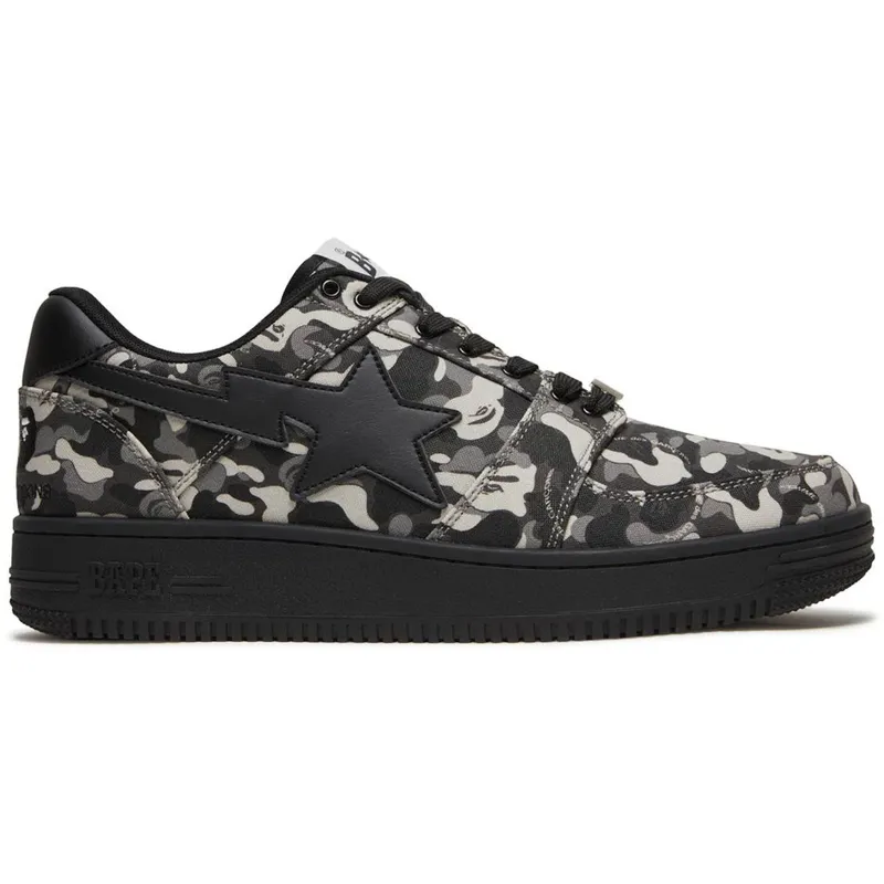 A Bathing Ape Bape Sta Comme Des Garcons Black Camo (191-BLK)