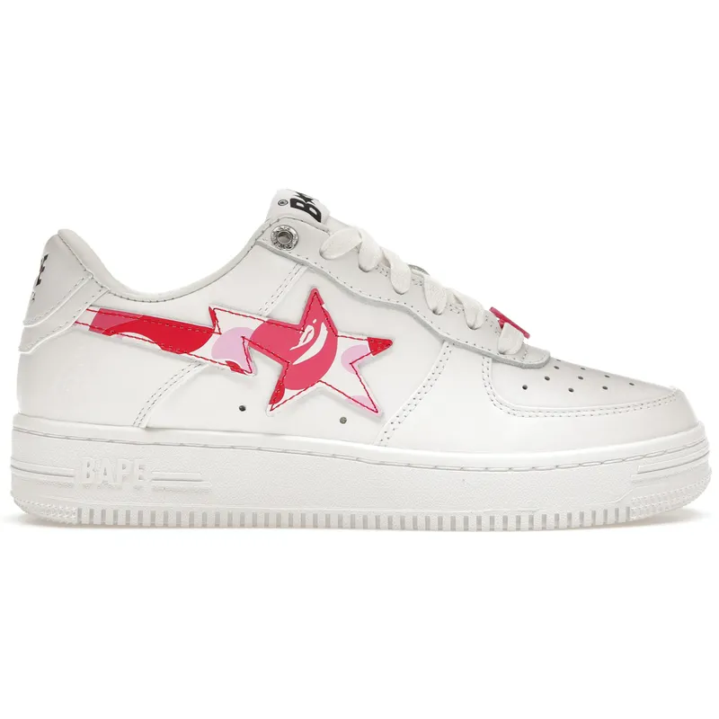 A Bathing Ape Bape Sta Low ABC Camo White Pink (2022) (1I70191005-PNK/1I70291004-PNK/001FWI701005-PNK)