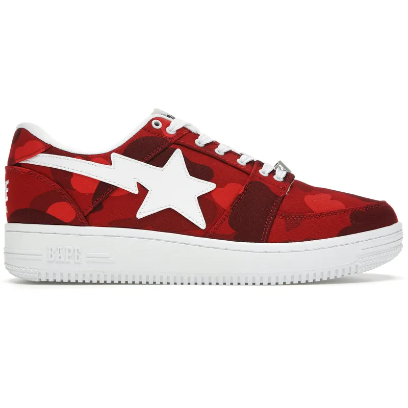 A Bathing Ape Bape Sta Low Camo Red (1H20191014)