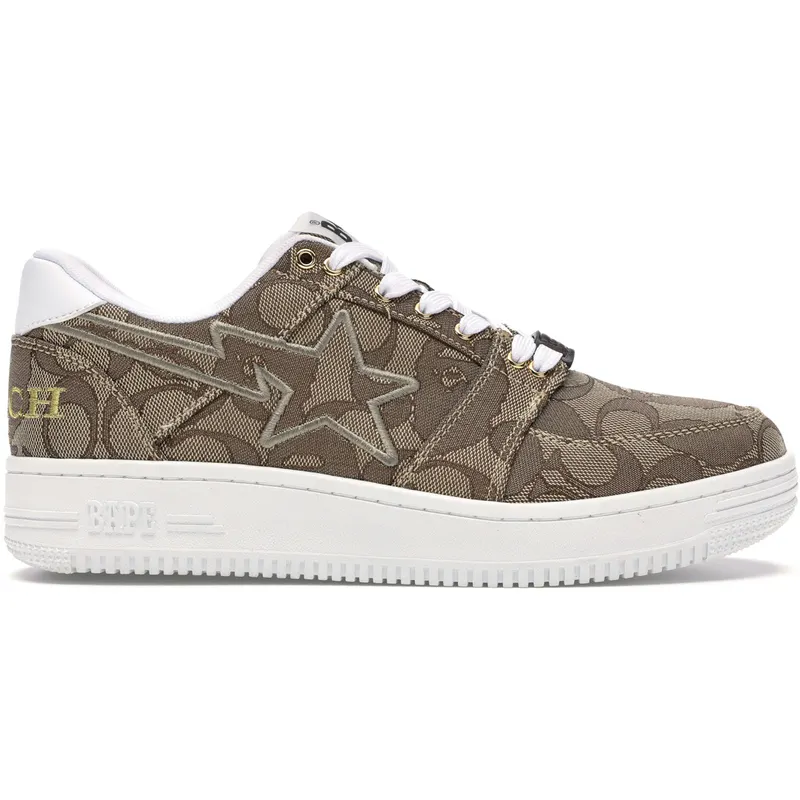 A Bathing Ape Bape Sta Low Coach Beige (1G23191901)