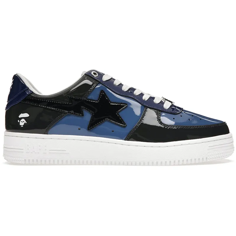 A Bathing Ape Bape Sta Low Color Camo Combo Blue (001FWH201046_BLU)
