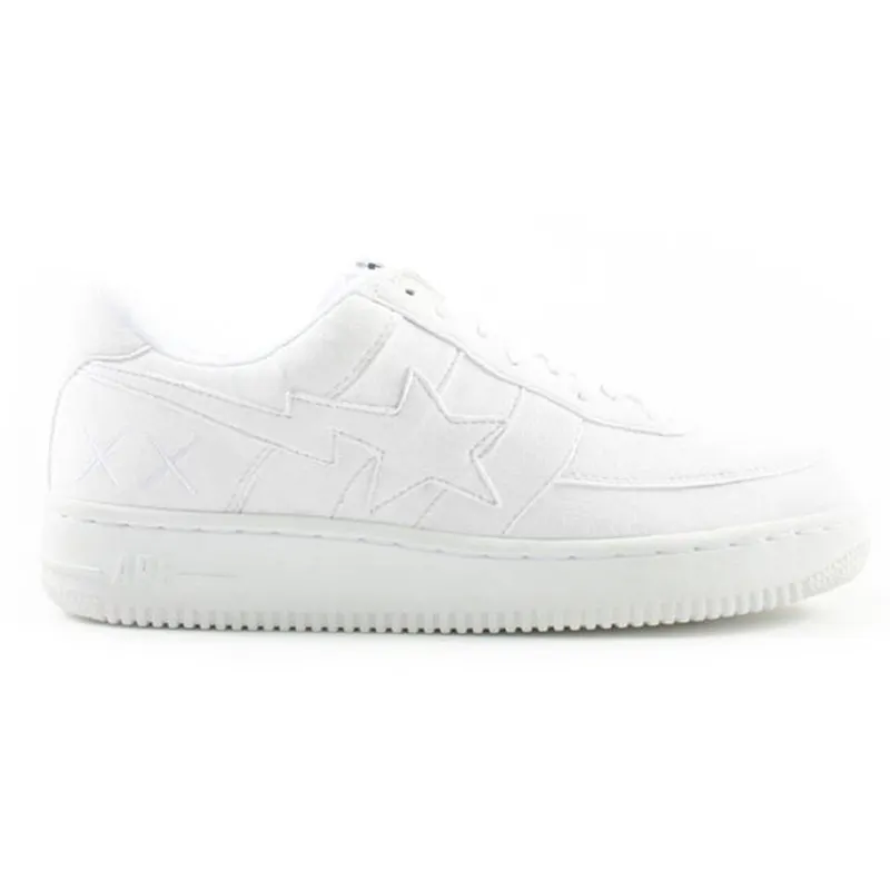 A Bathing Ape Bape Sta Low KAWS White Suede (FS-029 422)
