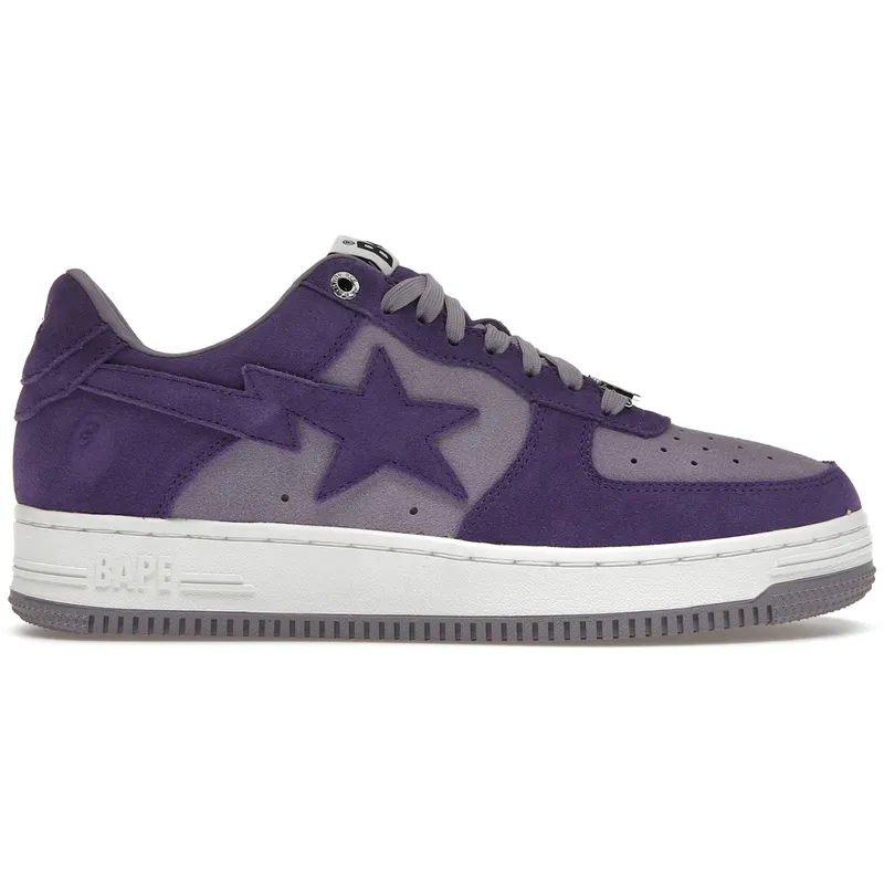 A Bathing Ape Bape Sta Suede Purple (2022) (1I70-291-007/1I70-191-008)