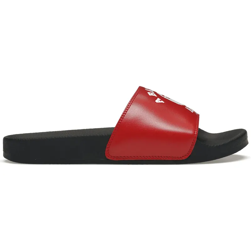A Bathing Ape College Slide Sandals Red (1G20191011-RED)