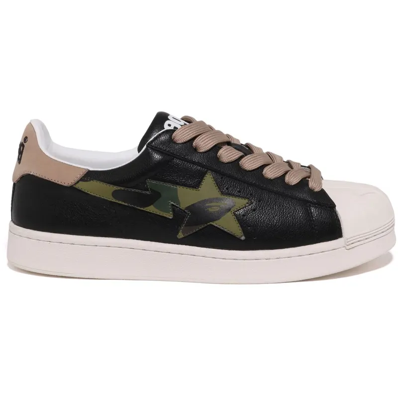 A Bathing Ape Skull Sta Black Beige (1I80-191-012)