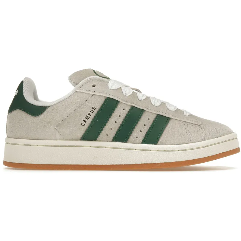 adidas Campus 00s Crystal White Dark Green (Women’s) (GY0038)