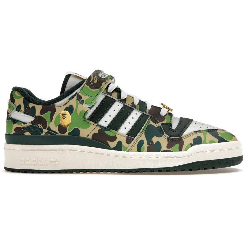 adidas Forum 84 Low Bape 30th Anniversary Green Camo (ID4771)