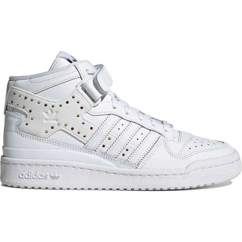 adidas Forum Mid Swarovski White Multi Color (Women’s) (GY0819)