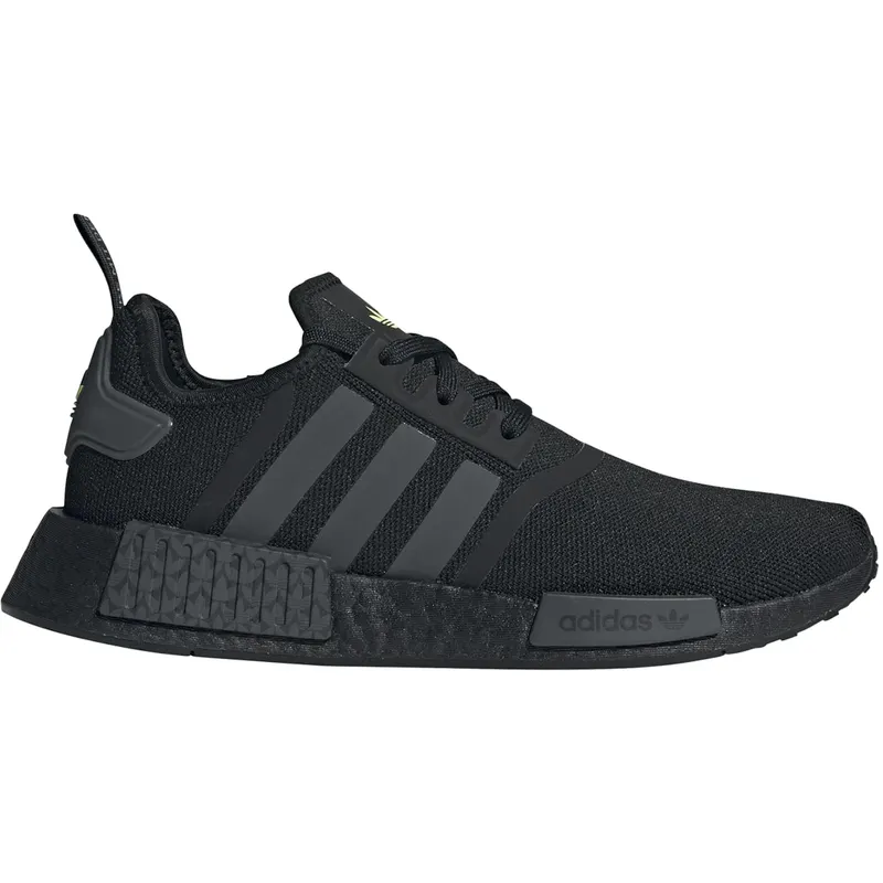 adidas NMD R1 Core Black Grey Solar Yellow (GY7367)