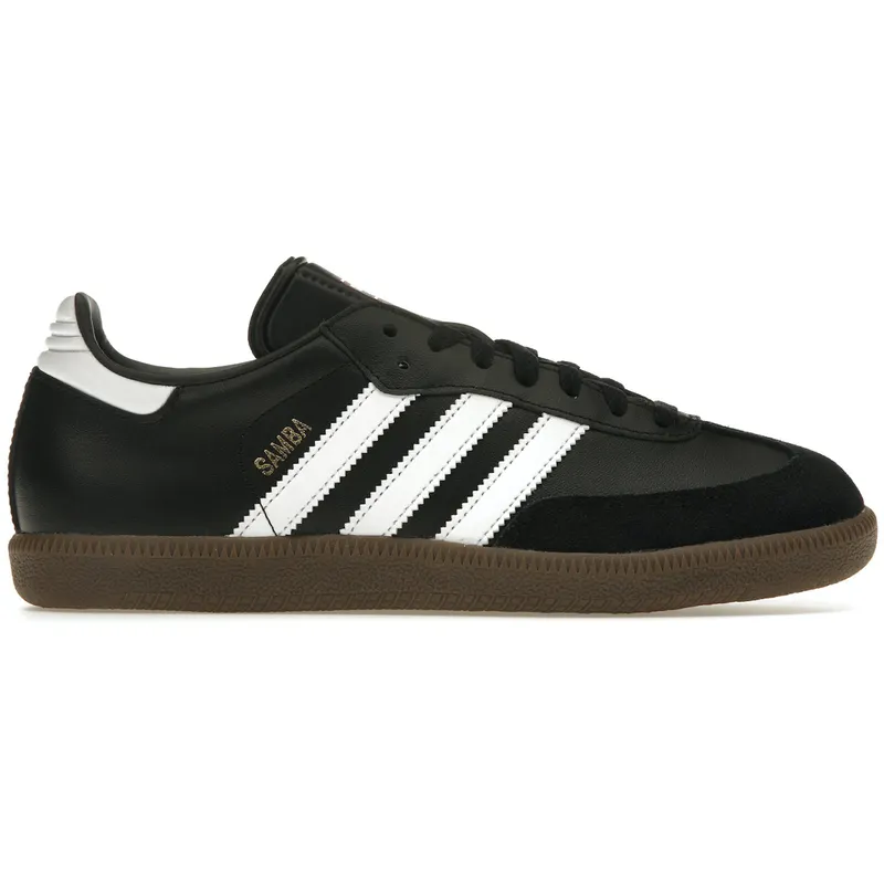adidas Samba Leather Black White (019000)