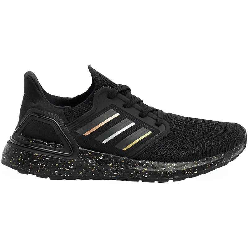 adidas Ultra Boost 20 Black Gold Metallic Silver (Women’s) (FY2900)