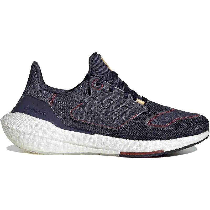 adidas Ultra Boost 22 Denim Shadow Navy Vivid Red (GX9146)