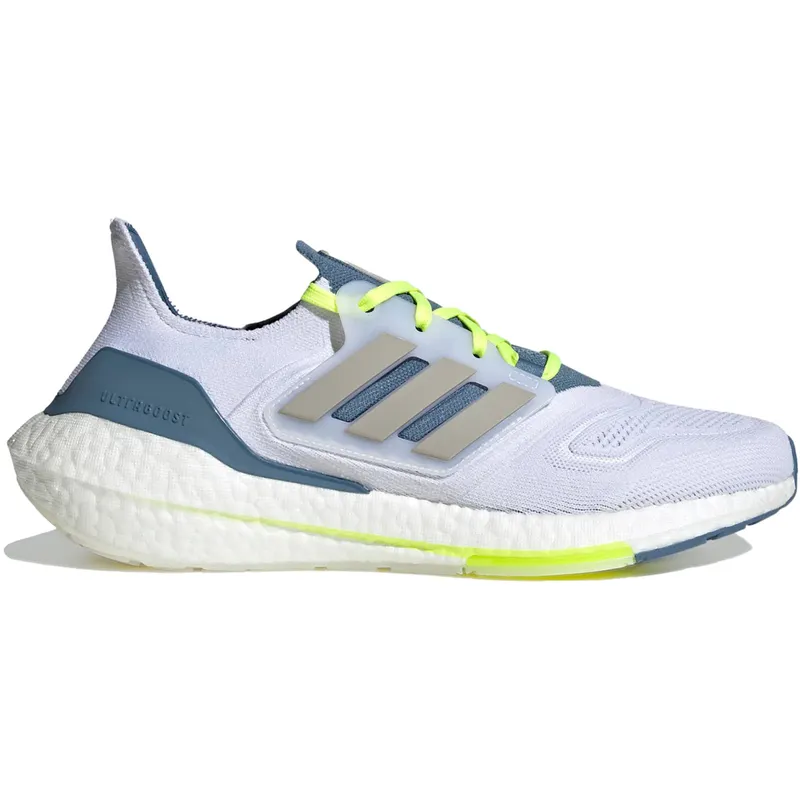 adidas Ultra Boost 22 White Metal Grey Linen Green (GX5912)