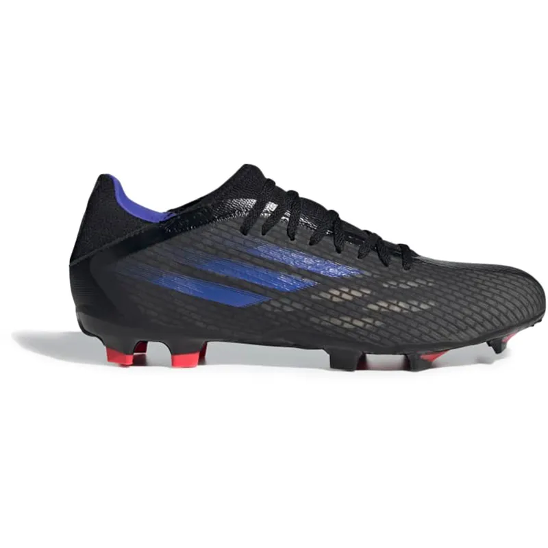 adidas X Speedflow.3 FG Core Black Sonic Ink Solar Yellow (FY3296)