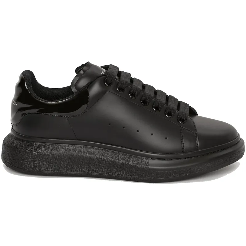 Alexander McQueen Oversized Black Gloss Heel (682399WIB911000)