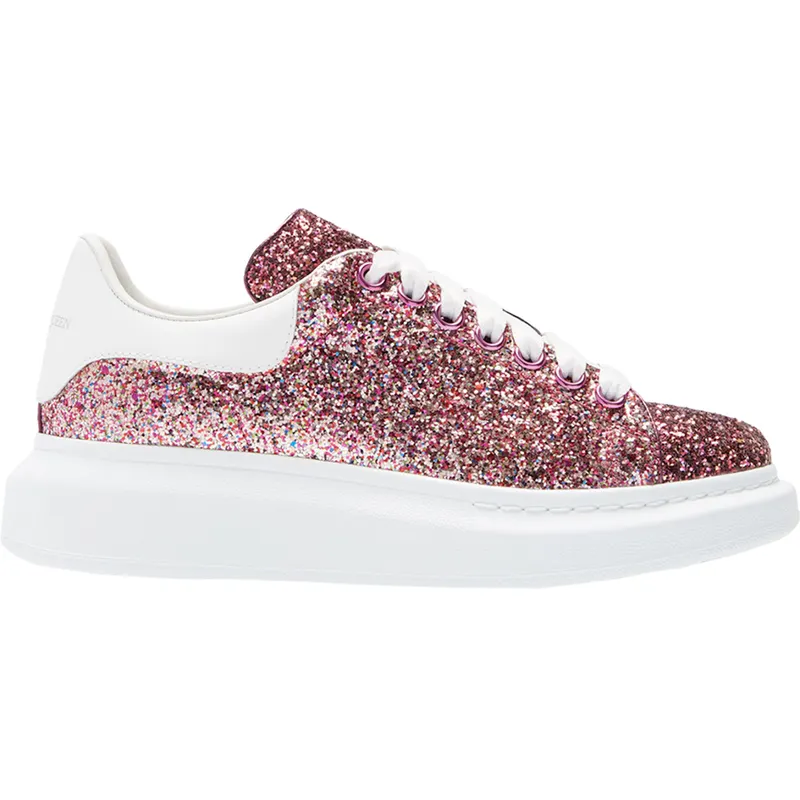 Alexander McQueen Oversized Rose Glitter (Women’s) (558944W4EY85371)