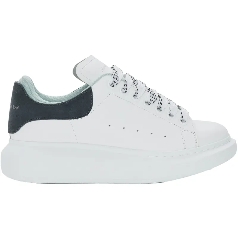 Alexander McQueen Oversized White Anthracite Mint (Women’s) (697103 WIBNH 9890)