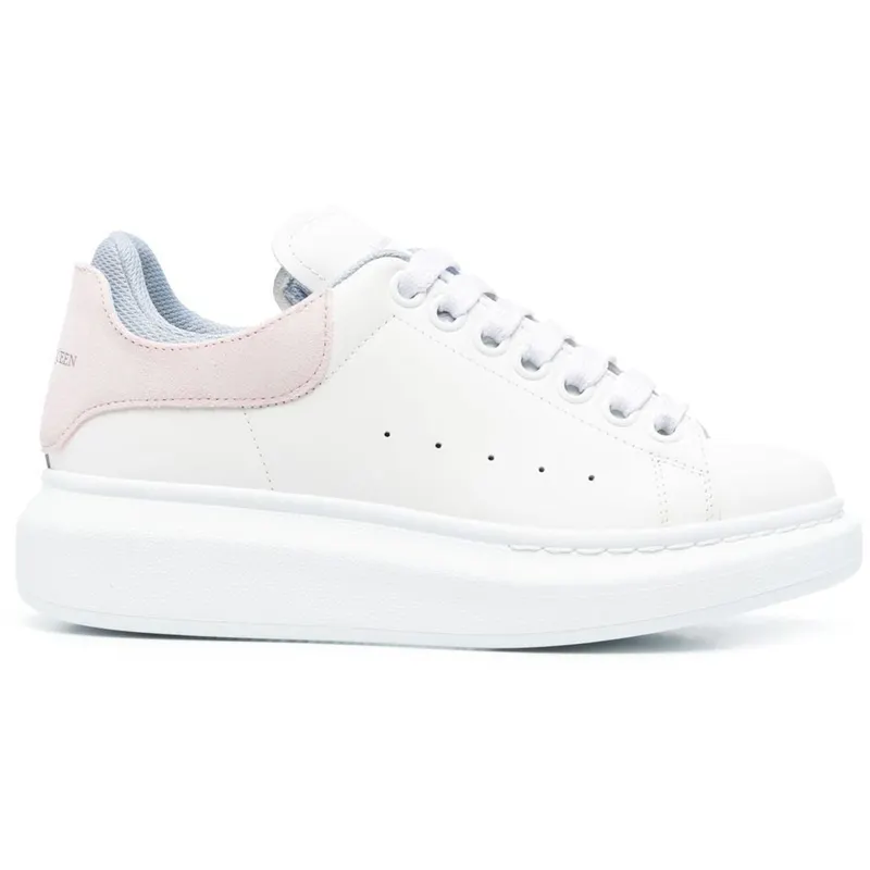 Alexander McQueen Oversized White Denim Light Pink (Women’s) (697103WIBNT8874)