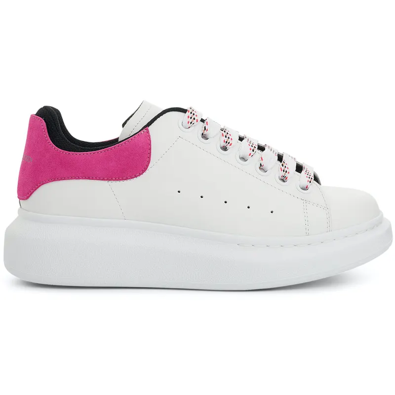 Alexander McQueen Oversized White Fuschia Black (Women’s) (697103WICGH8962)