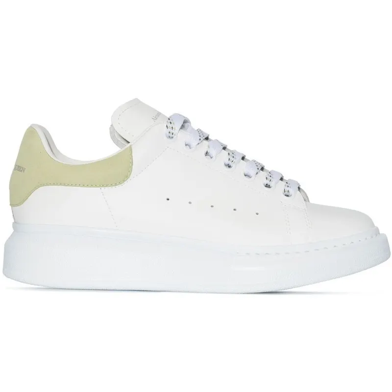 Alexander McQueen Oversized White Light Green (Women’s) (719412 WHGP7 8966)