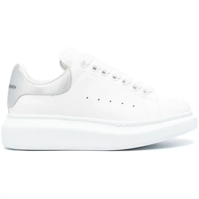 Alexander McQueen Oversized White Silver (Women’s) (718232 WICGI 9071)