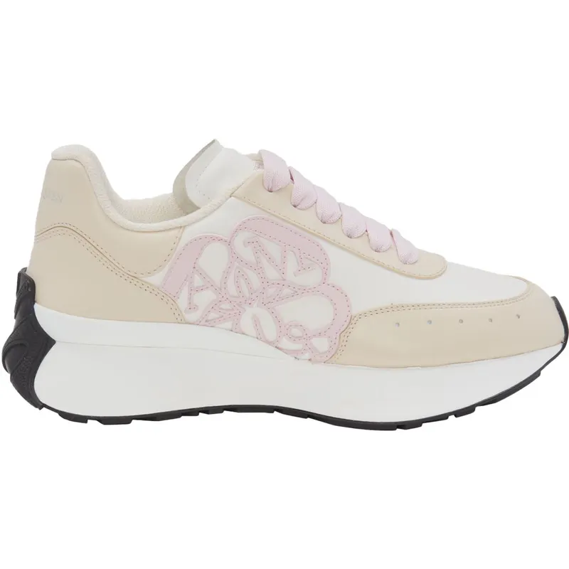 Alexander McQueen Sprint Runner Beige Light Pink (Women’s) (719166 WIC9M 8891)