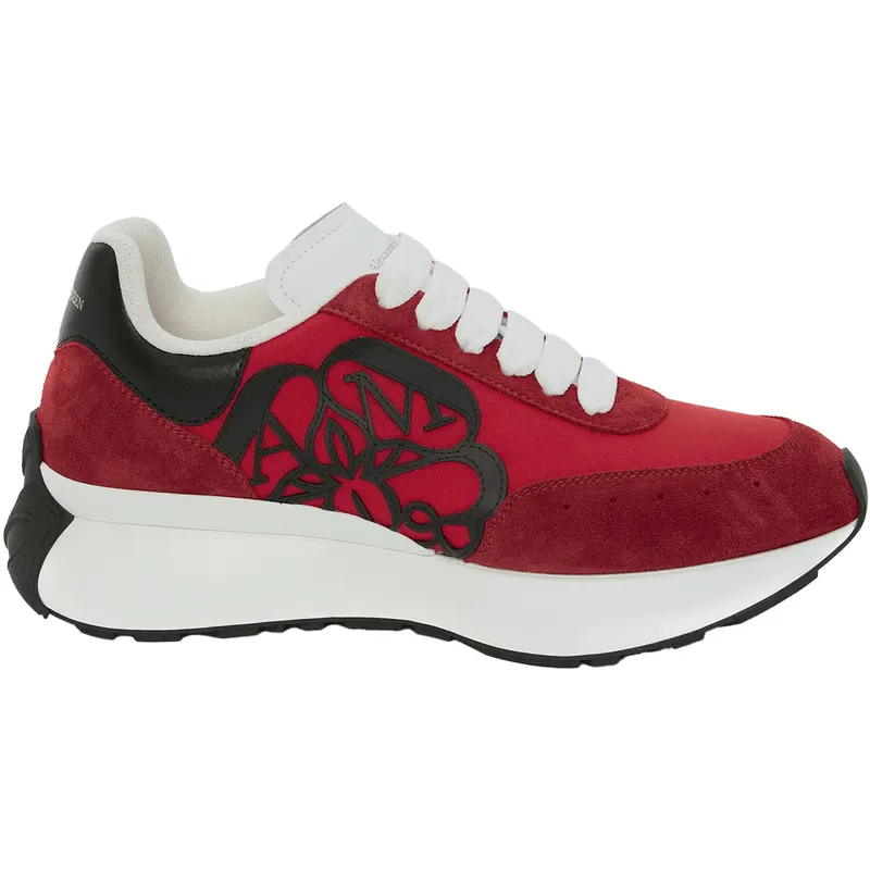 Alexander McQueen Sprint Runner Lust Red (688546W4T226475)