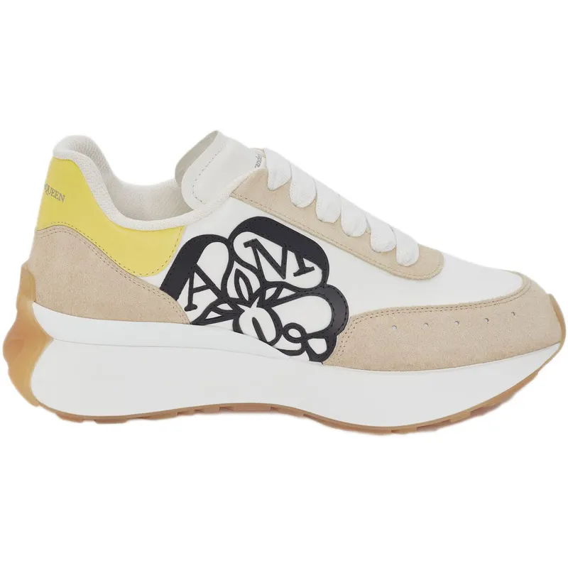 Alexander McQueen Sprint Runner Oyster (Women’s) (687996 W4UI6 8958)