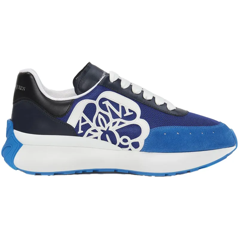 Alexander McQueen Sprint Runner Sea Blue (705071 W4W31 4653)