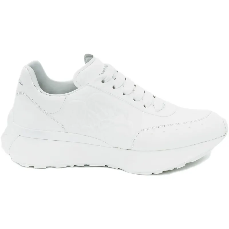 Alexander McQueen Sprint Runner Triple White (688548 WIC94 9000)