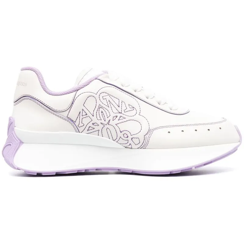 Alexander McQueen Sprint Runner White Lilac (Women’s) (687995 WIC9K 8888)