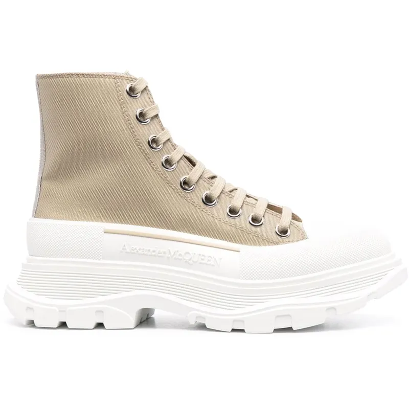 Alexander McQueen Tread Slick Boot Beige White (Women’s) (611706W4S922627)