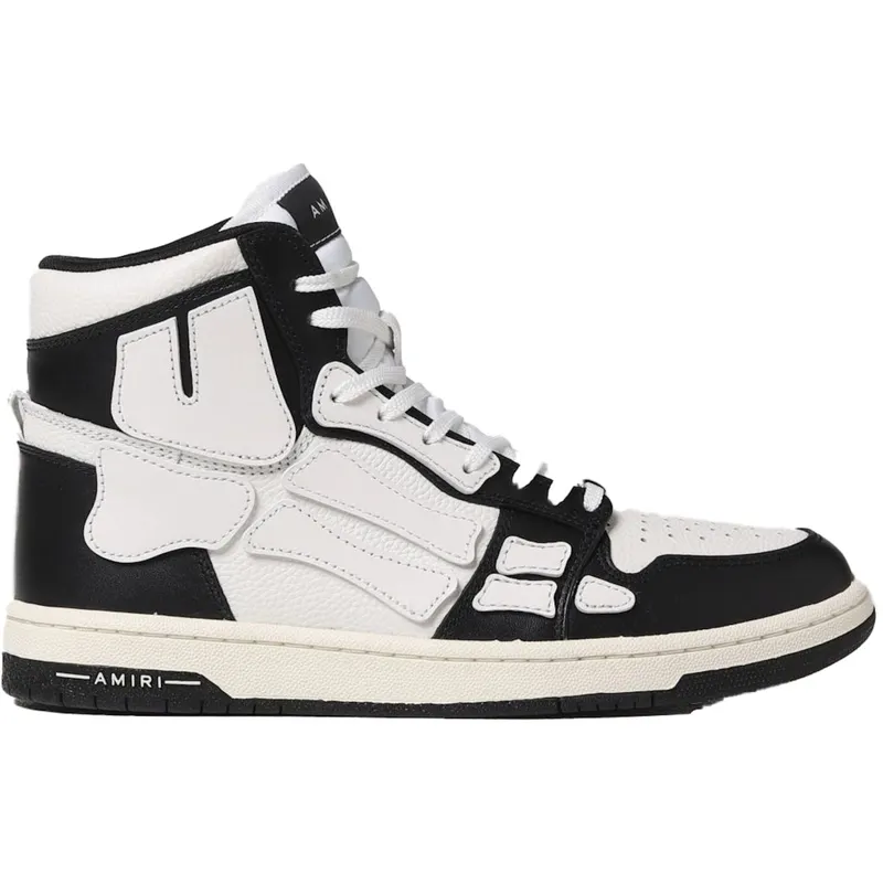 Amiri Skel High Tops Black White (PXMFS001-004)