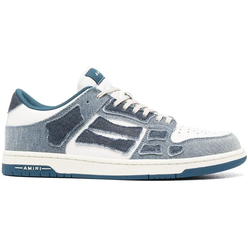 AMIRI Skel Top Low Denim Slate Blue (PF23MFS007-533)