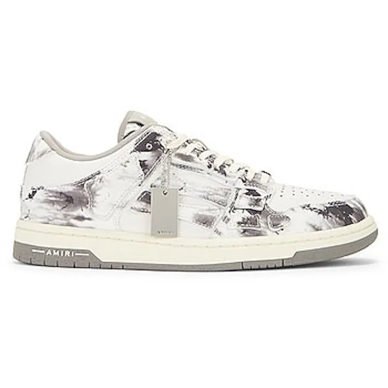 Amiri Skel Top Low Grey Tye Dye (SS23MFS003-030)