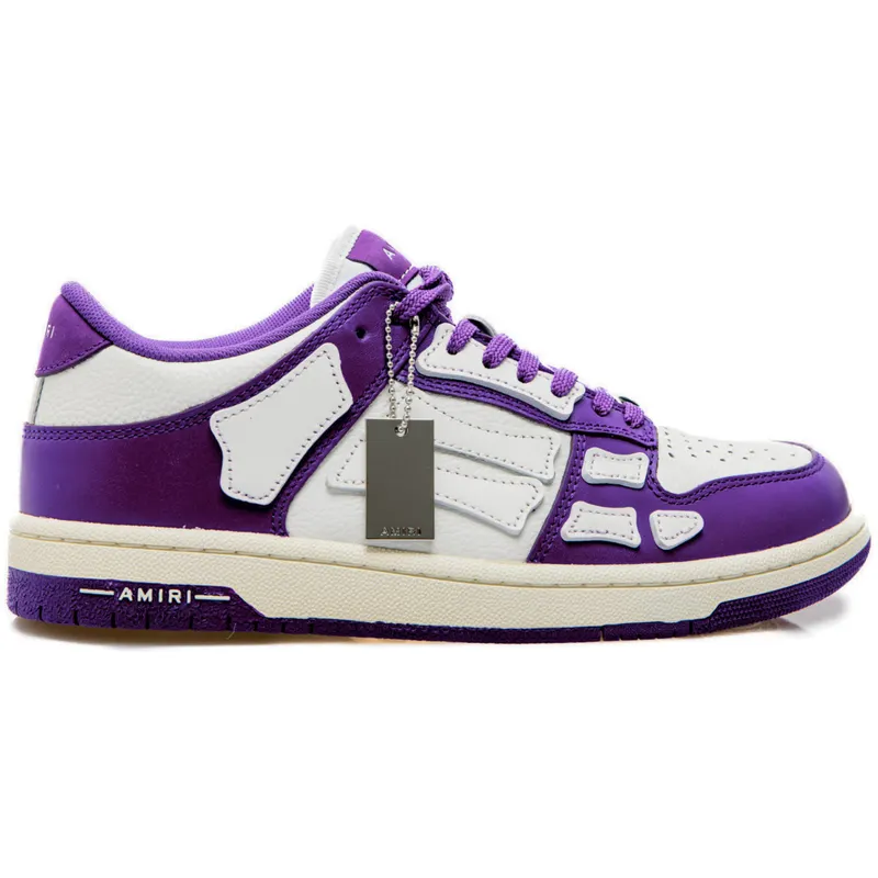 AMIRI Skel Top Low Purple White (PS23MFS003-510)