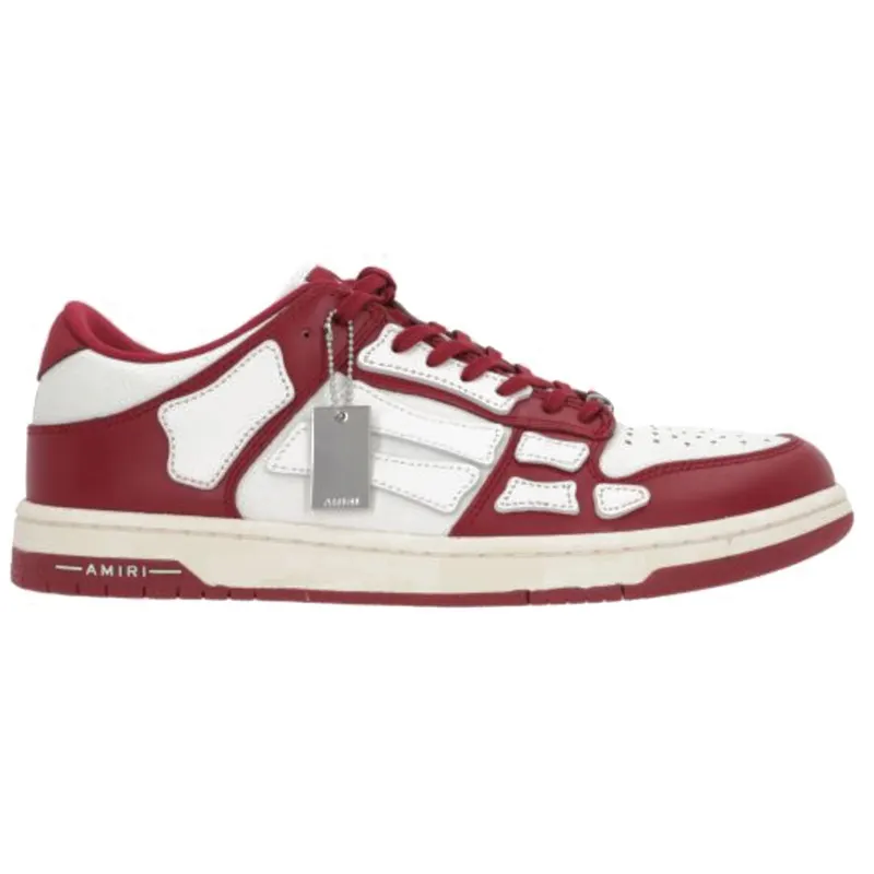 AMIRI Skel Top Low Red White (PS23MFS003610)