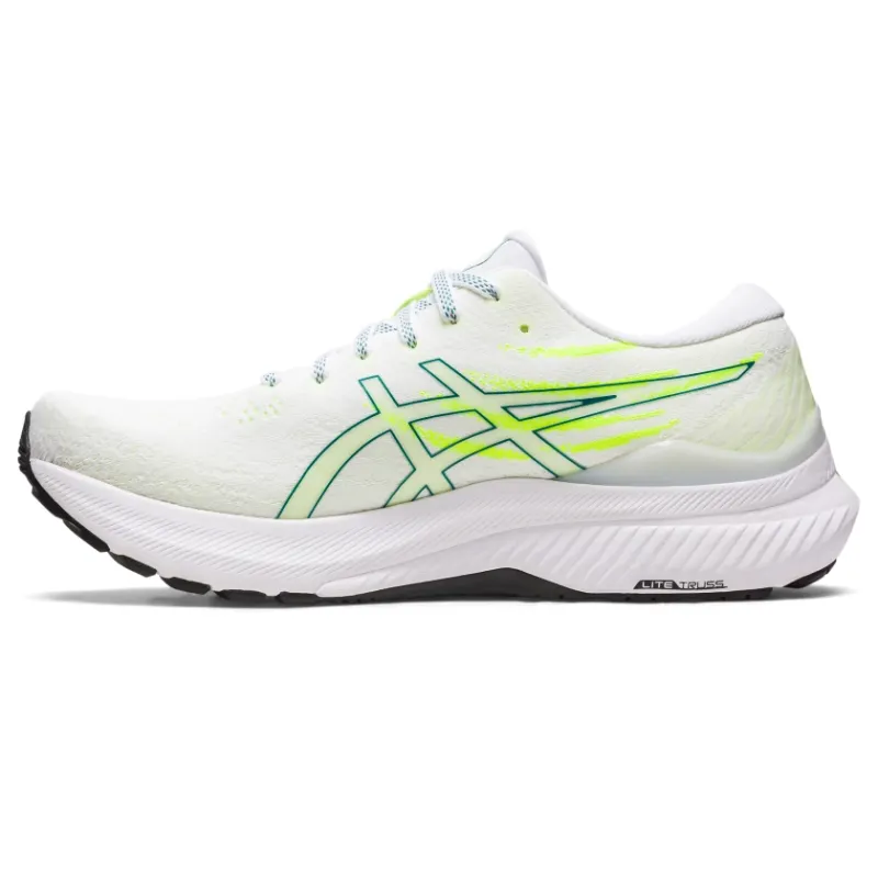 ASICS Gel-Kayano 29 White Velvet Pine Safety Yellow (1011B440-100)