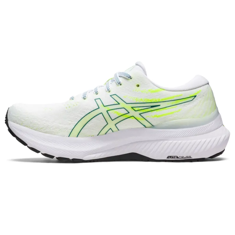 ASICS Gel-Kayano 29 White Velvet Pine Safety Yellow (Women’s) (1012B272-100)