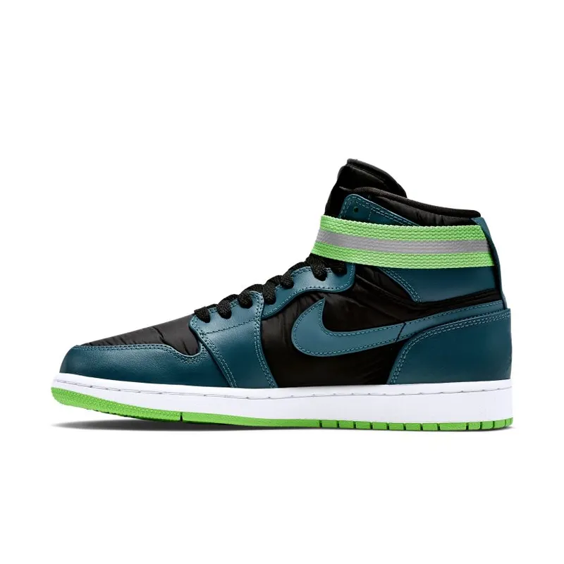 Jordan 1 High Strap Black Teal (342132-013)