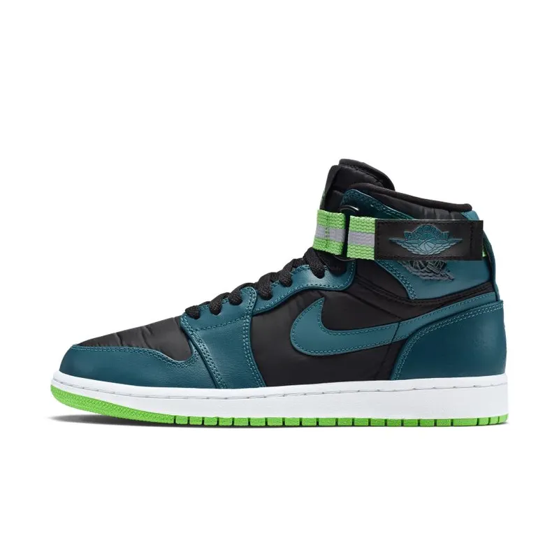 Jordan 1 High Strap Black Teal (342132-013)