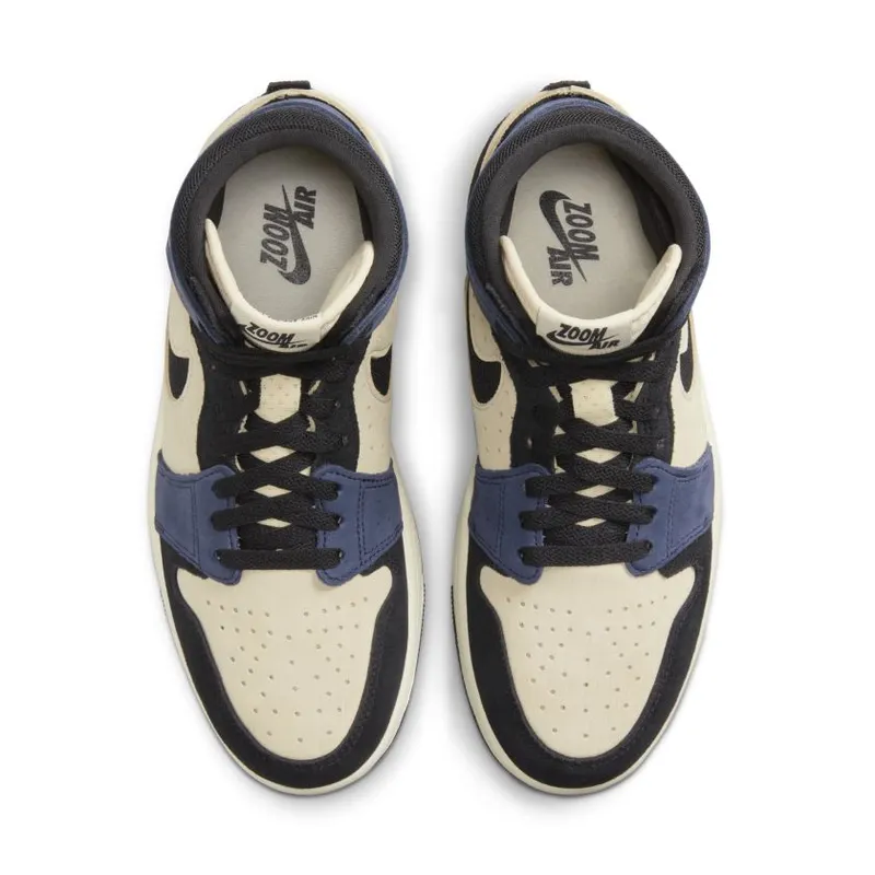 Jordan 1 High Zoom Air CMFT 2 Muslin Blackened Blue (DV1305-104)