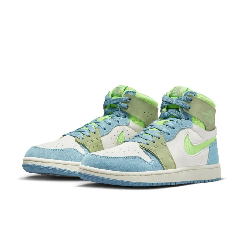 Jordan 1 High Zoom Air CMFT 2 University Blue Volt (Women’s) (DV1305-433)