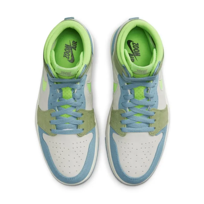 Jordan 1 High Zoom Air CMFT 2 University Blue Volt (Women’s) (DV1305-433)