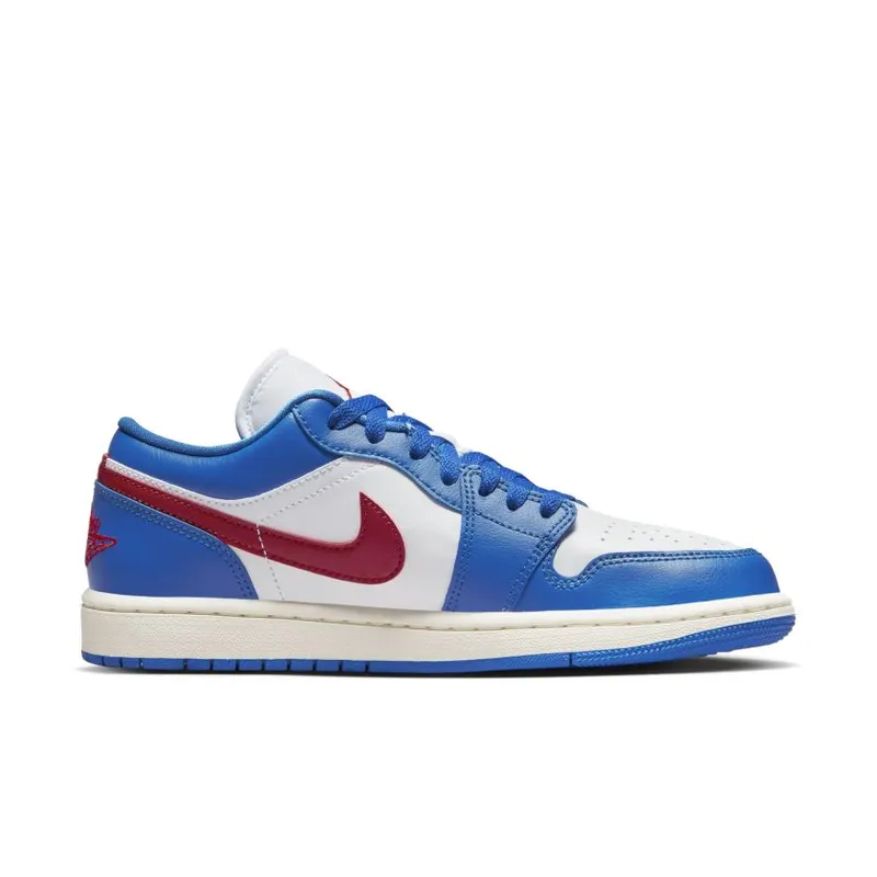 Jordan 1 Low Sport Blue Gym Red (Women’s) (DC0774-416)